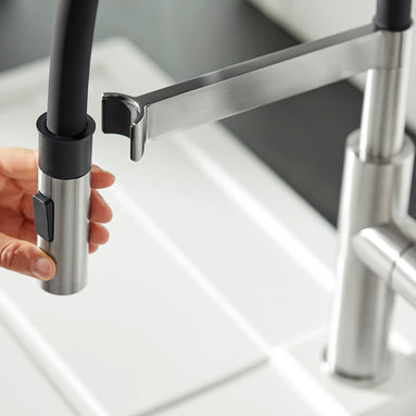 Baterie bucătărie Blanco SONEA-S FLEXO – inox masiv perlat HD