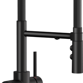 Baterie bucătărie Blanco CATRIS-S FLEXO Filter – negru mat HD