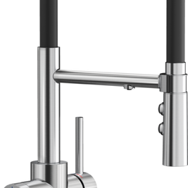 Baterie bucătărie Blanco CATRIS-S FLEXO Filter – PVD steel HD