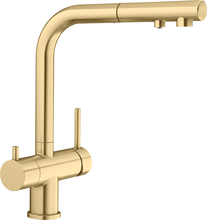Baterie bucătărie Blanco FONTAS-S II Filter – satin gold HD