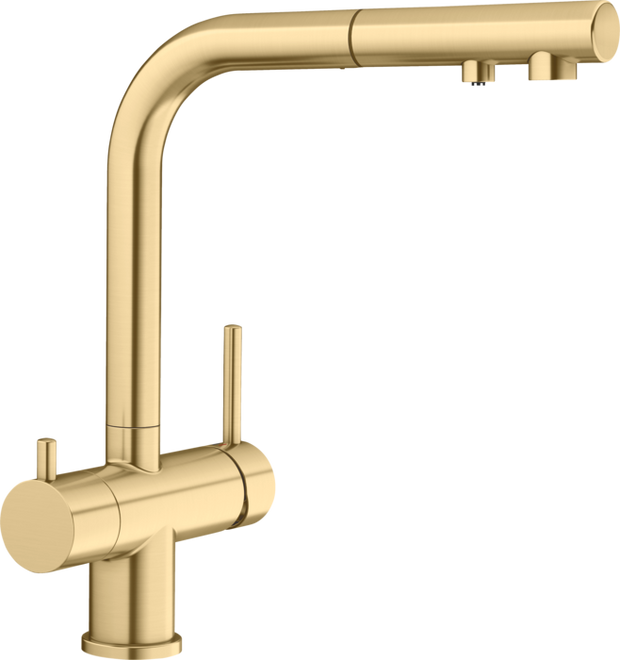 Baterie bucătărie Blanco FONTAS-S II Filter – satin gold HD