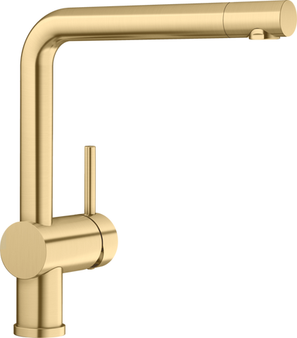 Baterie bucătărie Blanco LINUS – satin gold HD