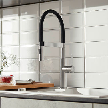 Baterie bucătărie Blanco SONEA-S FLEXO – inox masiv perlat HD