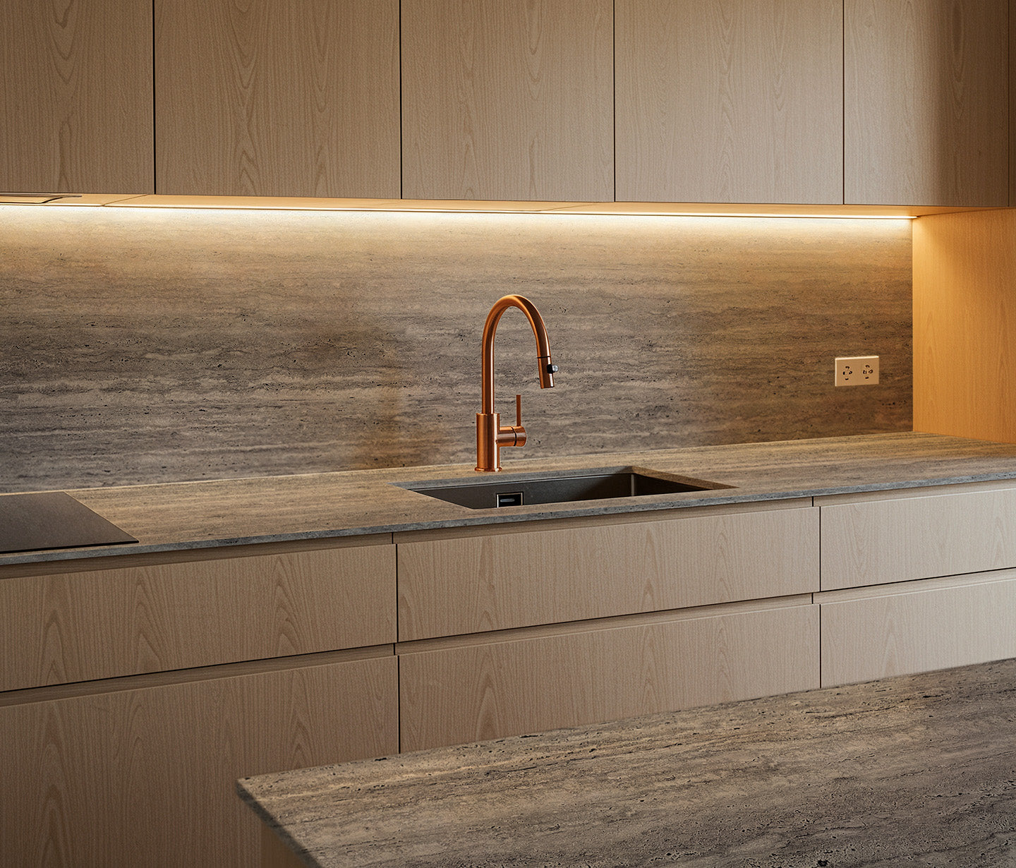 Silver Travertine 10332