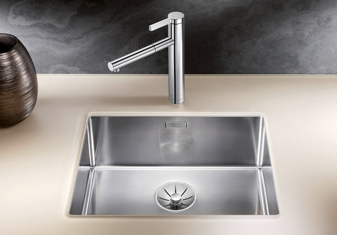 Chiuvetă bucătărie inox Blanco CLARON 500-U Satin 540 × 440 mm