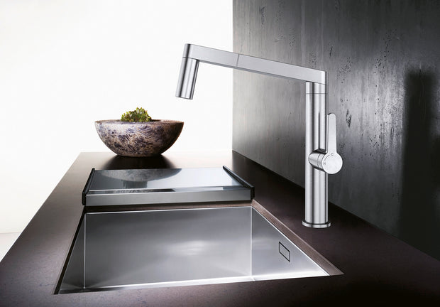 Chiuvetă bucătărie inox Blanco ZEROX 500-U Satin 540 × 440 mm