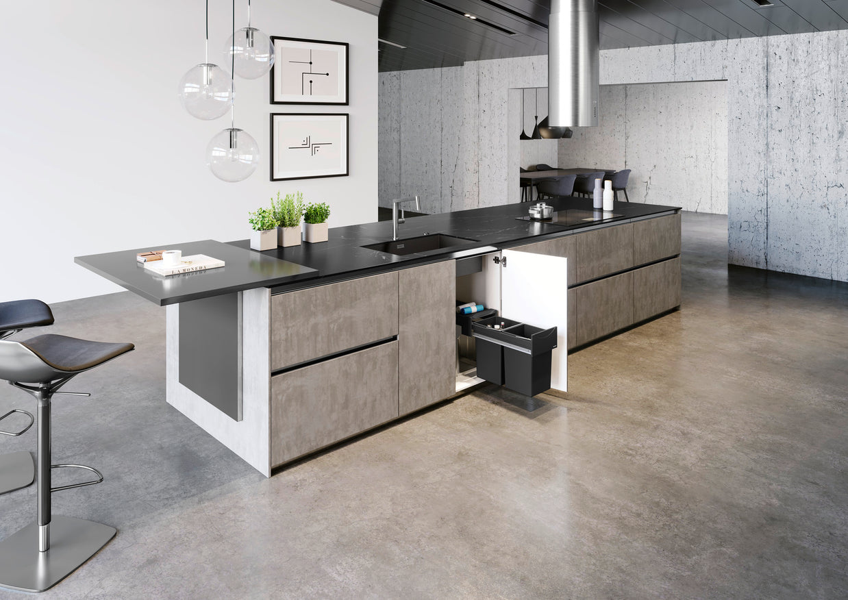 Chiuvetă bucătărie inox Blanco ZEROX 700-U Dark Steel 740 × 440 mm