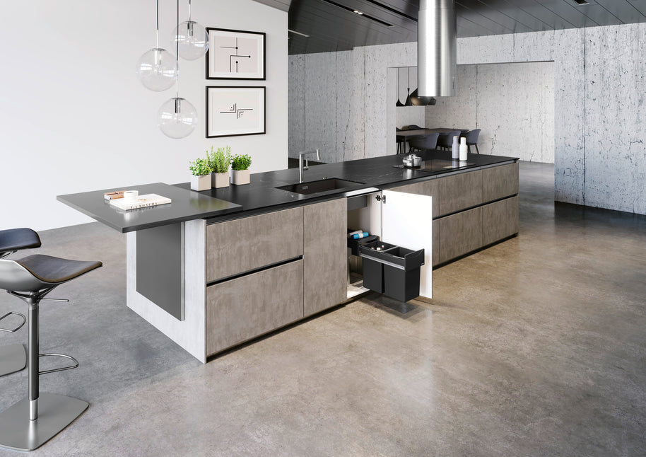 Chiuvetă bucătărie inox Blanco ZEROX 700-U Dark Steel 740 × 440 mm
