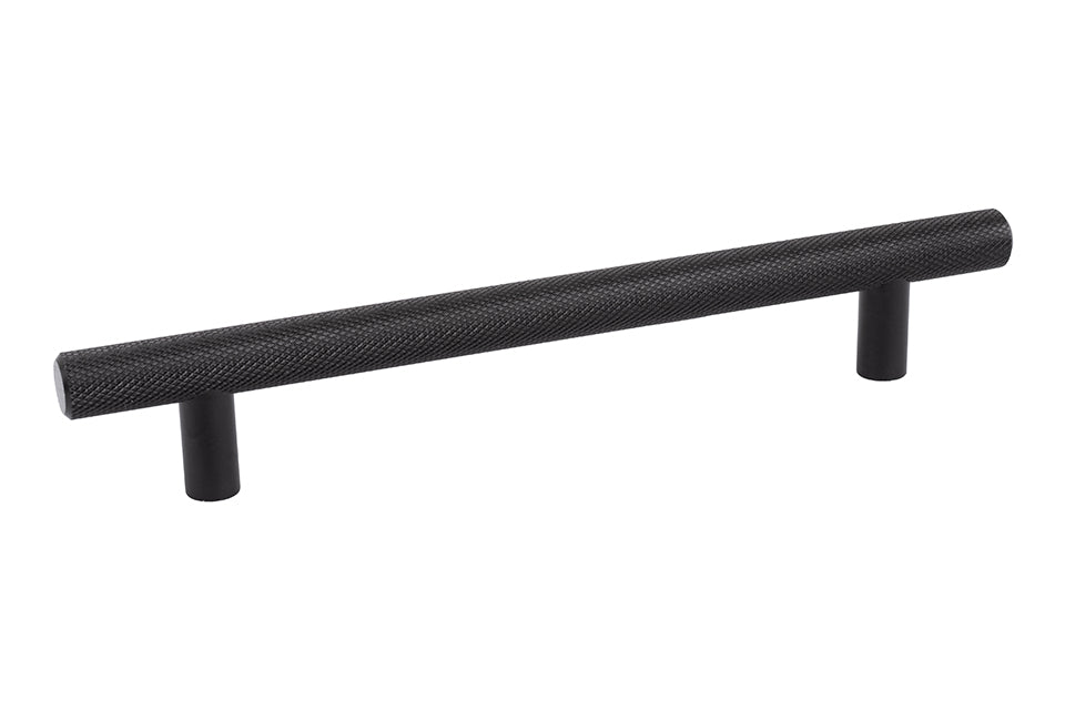 Mâner pentru mobilier Tulip Mella – negru mat, aluminiu, interax 160 mm