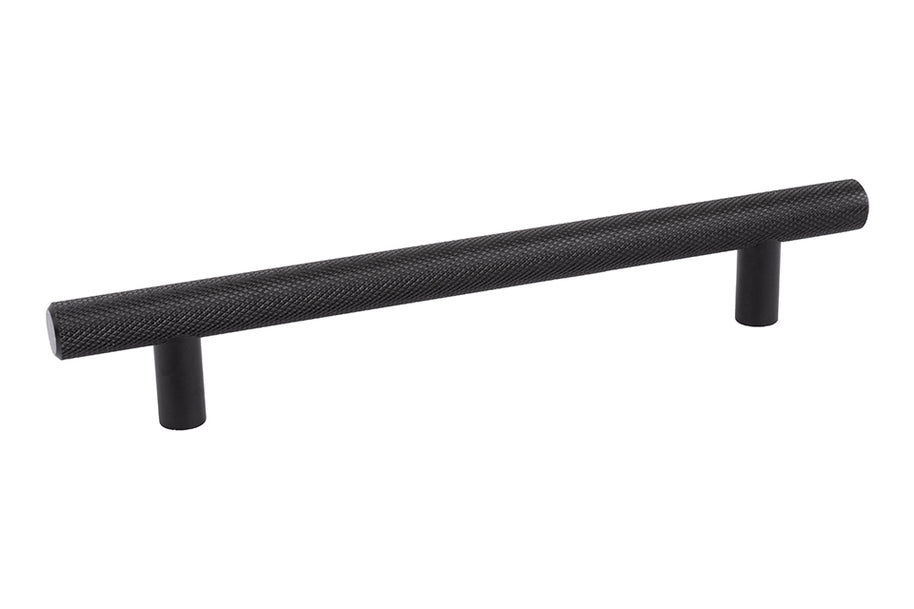 Mâner pentru mobilier Tulip Mella – negru mat, aluminiu, interax 160 mm