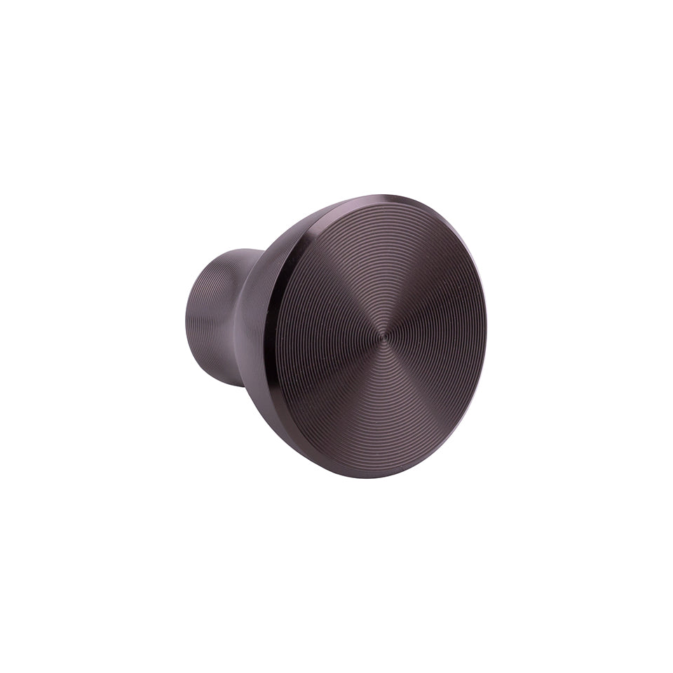 Buton mobilier Tulip Koby – maro mat, rotund (aluminiu)