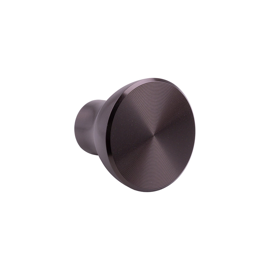 Buton mobilier Tulip Koby – maro mat, rotund (aluminiu)
