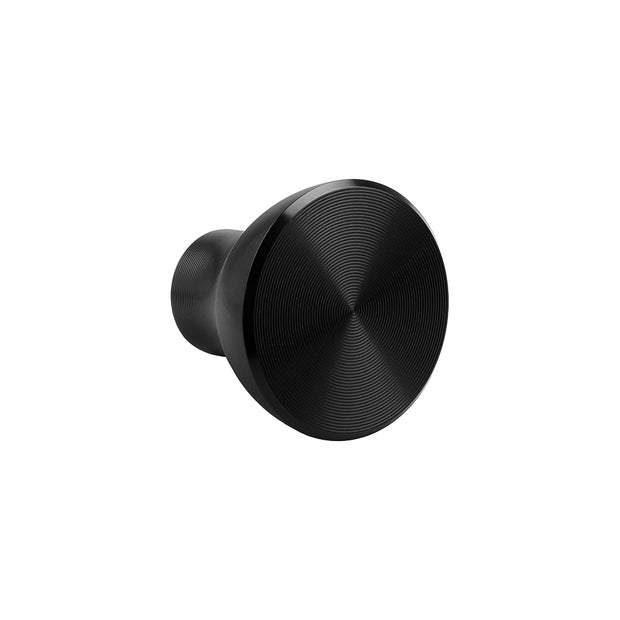 Buton mobilier Tulip Koby – negru mat, rotund (aluminiu)
