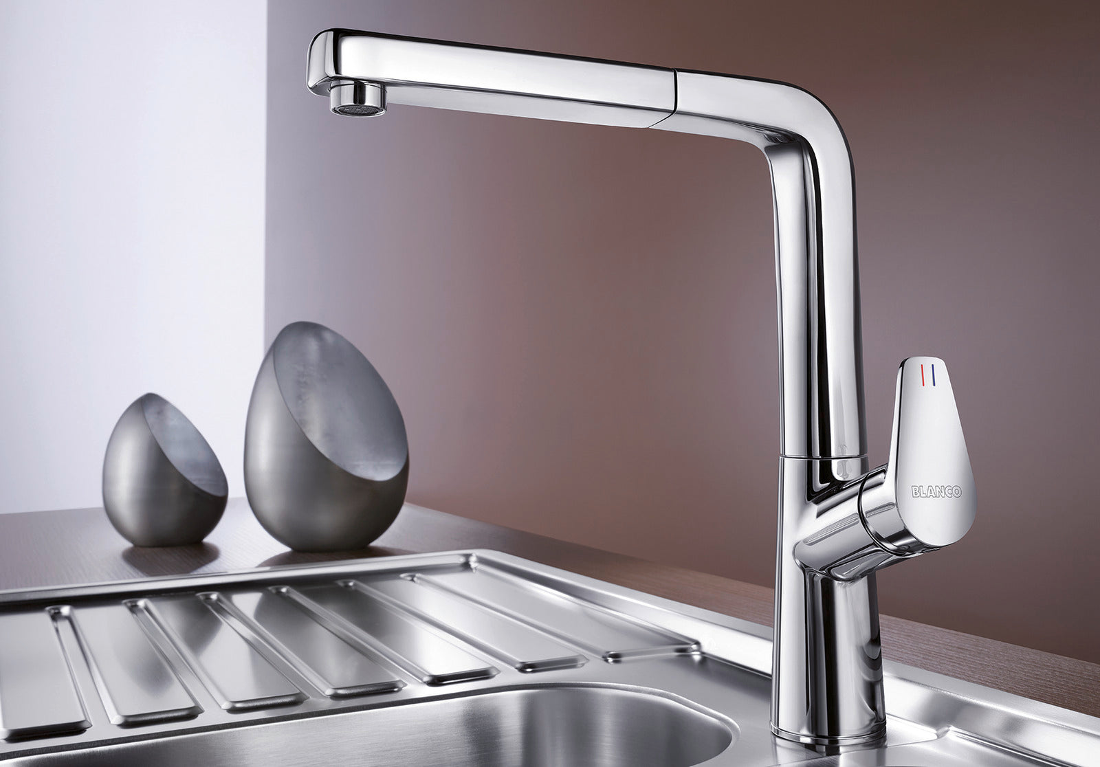 Baterie bucătărie Blanco AVONA-S – crom HD