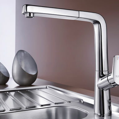 Baterie bucătărie  Blanco AVONA-S – Silgranit-look negru HD