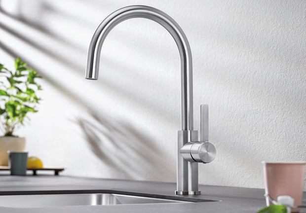 Baterie bucătărie Blanco CANDOR – inox masiv perlat HD