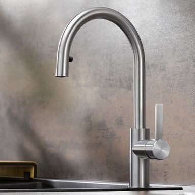 Baterie bucătărie Blanco CANDOR-S – inox masiv perlat HD