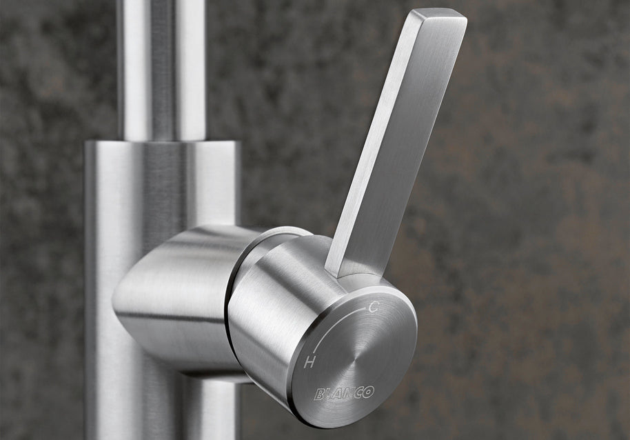 Baterie bucătărie Blanco CANDOR – inox masiv perlat HD