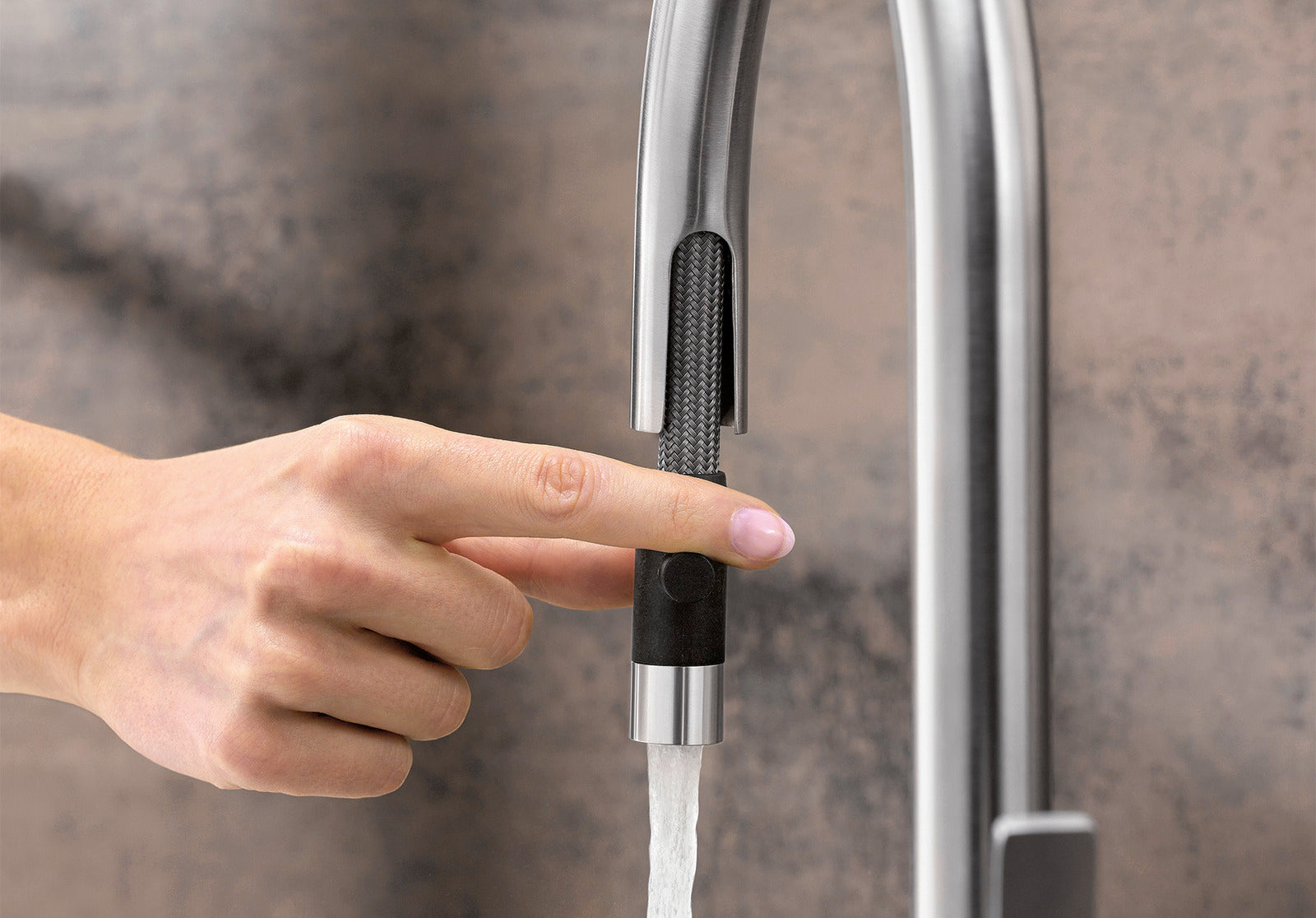 Baterie bucătărie Blanco CANDOR-S – inox masiv perlat HD