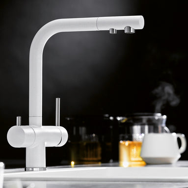 Baterie bucătărie Blanco FONTAS II Filter – gri vulcan/crom HD