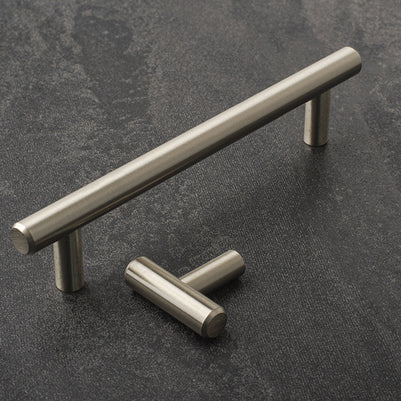 Mâner pentru mobilier Tulip Hrazda – imitație inox, oțel, interax 192 mm