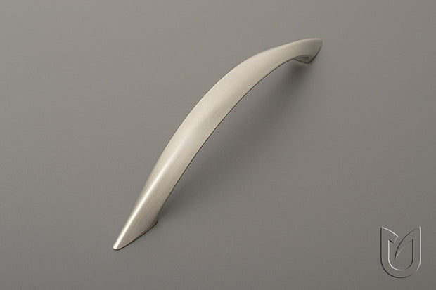 Mâner pentru mobilier Tulip Piombina – cupru antichizat închis (old copper), finisaj șlefuit, zamac, interax 96 mm