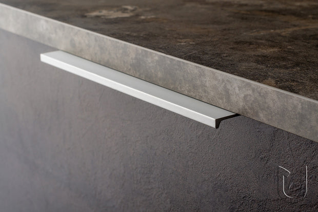 Mâner profil pentru mobilier Tulip Lucata 96/116 – aluminiu, crom lucios, interax 96 mm