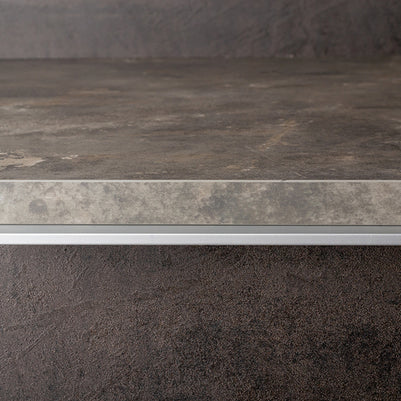 Mâner profil pentru mobilier Tulip Lucata 96/116 – aluminiu, crom lucios, interax 96 mm