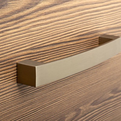 Mâner pentru mobilier Tulip Ulica – finisaj crom satinat mat, zamac, interax 320 mm