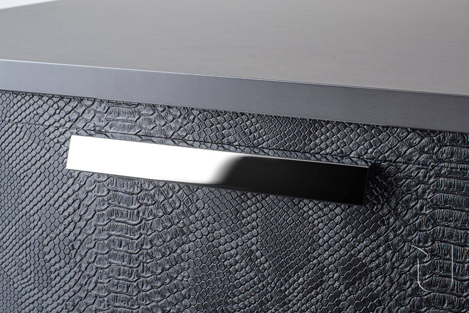 Mâner pentru mobilier Tulip Isola – aluminiu anodizat, mat, interax 160 mm