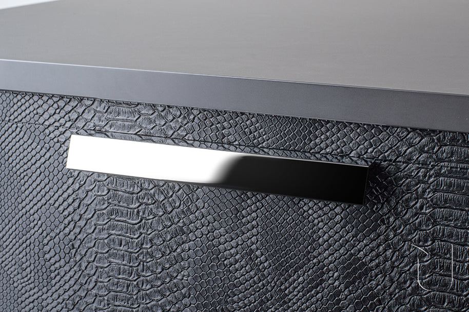 Mâner pentru mobilier Tulip Isola – aluminiu anodizat, mat, interax 160 mm