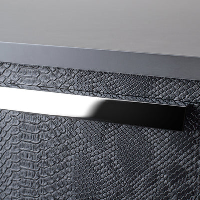 Mâner pentru mobilier Tulip Isola – aluminiu anodizat, mat, interax 160 mm