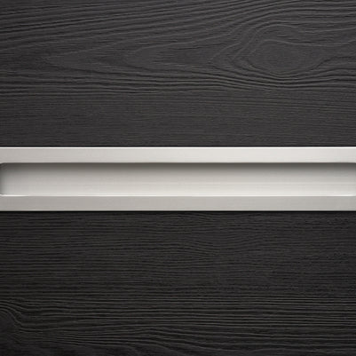 Mâner îngropat pentru mobilier Tulip Rulida – aluminiu anodizat mat, interax 128 mm