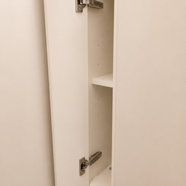 Mobilier de bucătărie NORVINIA, cu fronturi din MDF termoformat, blat termorezistent EGGER și mânere tip profil GOLA