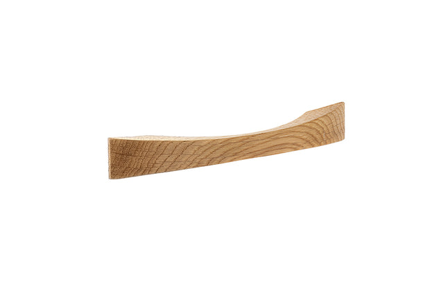 Mâner pentru mobilier Tulip Berga – stejar lăcuit, lemn, interax 128 mm