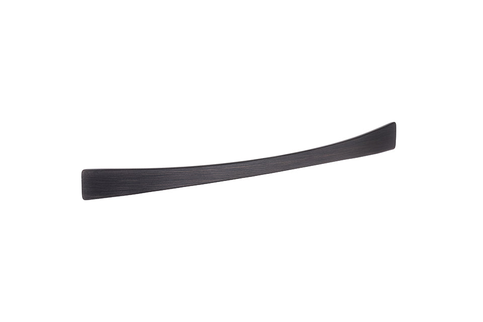 Mâner pentru mobilier Tulip Vali – cupru antichizat închis (old copper), finisaj șlefuit, interax 160 mm