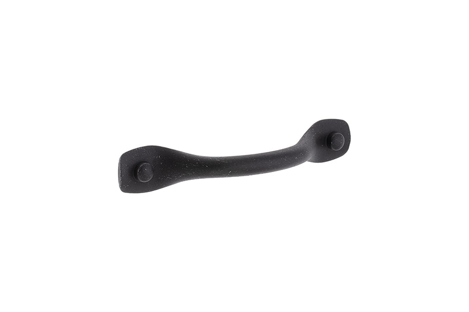 Mâner mobilier Tulip Sulky 128 – negru antichizat, finisaj mat, interax 128 mm, zamac