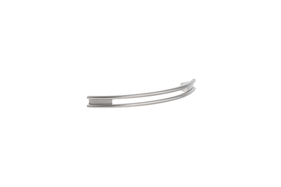 Mâner pentru mobilier Tulip Fiona – nichel satinat, zamac, interax 96 mm