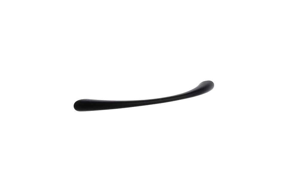 Mâner pentru mobilier Tulip Anita – negru mat, zamac, interax 128 mm