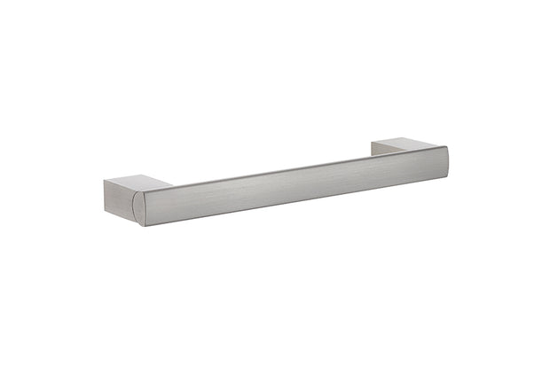 Mâner pentru mobilier Tulip Muta – imitație inox, finisaj periat, aluminiu, interax 224 mm