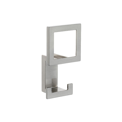 Agățătoare cu 3 cârlige Tulip Marell – nichel periat, finisaj mat, 101 × 52 mm, zamac, montaj frontal