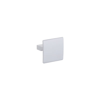 Buton mobilier Tulip Prisma – crom mat, pătrat, 44 × 40 mm, interax 32 mm (aluminiu)