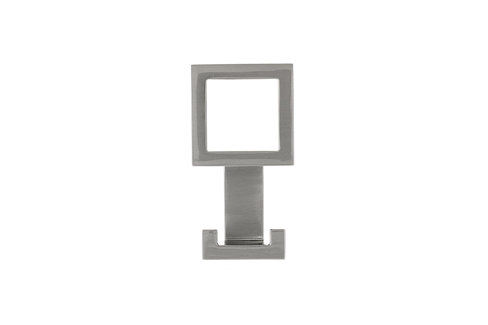 Agățătoare cu 3 cârlige Tulip Marell – nichel periat, finisaj mat, 101 × 52 mm, zamac, montaj frontal