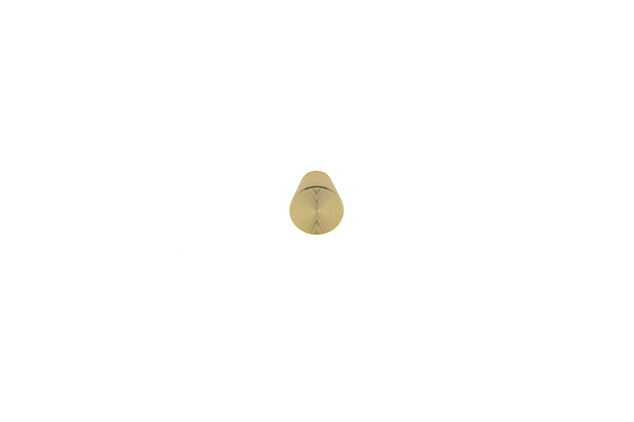 Buton mobilier Tulip Conic – negru mat, conic, rotund (aluminiu)