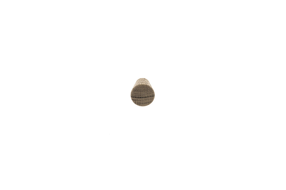 Buton mobilier Taper – stejar natur (raw), finisaj natural, cu șuruburi