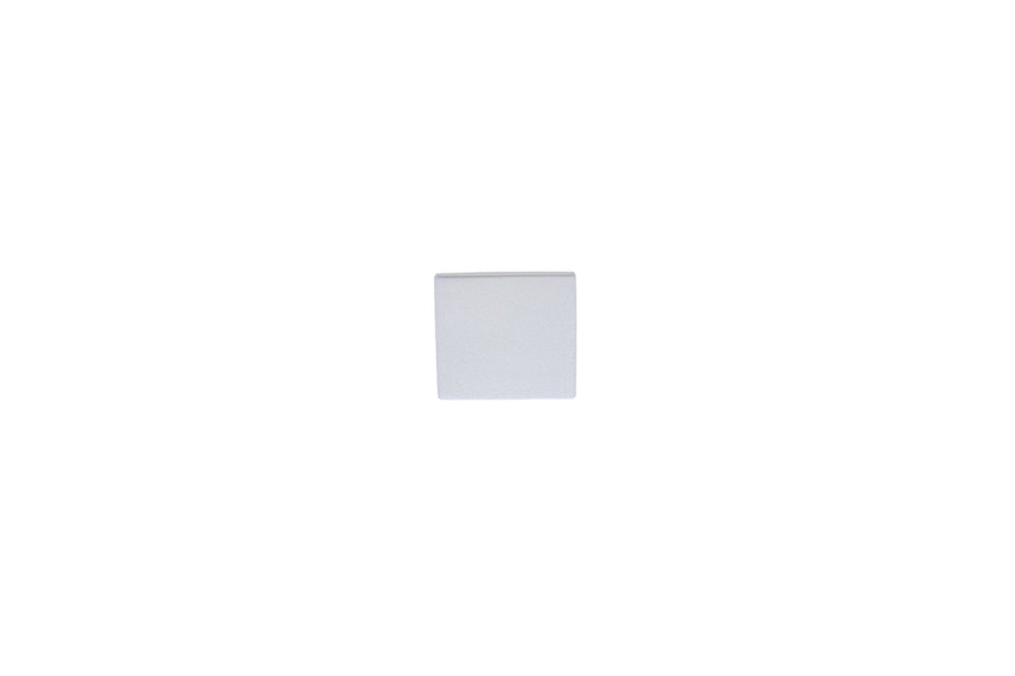 Buton mobilier Tulip Prisma – crom mat, pătrat, 44 × 40 mm, interax 32 mm (aluminiu)