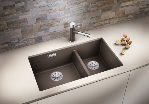 Chiuvetă bucătărie Silgranit Blanco SUBLINE 430/270-U alb antic 755×460 mm