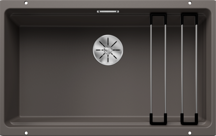 Chiuvetă bucătărie Silgranit Blanco ETAGON 700-U gri vulcan 730×460 mm