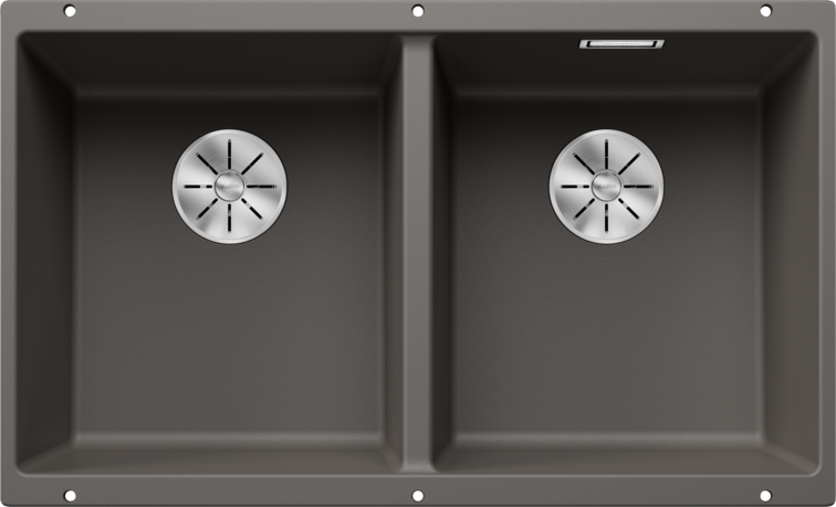 Chiuvetă bucătărie Silgranit Blanco SUBLINE 350/350-U gri vulcan 755×460 mm