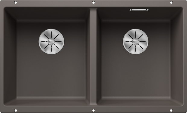 Chiuvetă bucătărie Silgranit Blanco SUBLINE 350/350-U gri vulcan 755×460 mm
